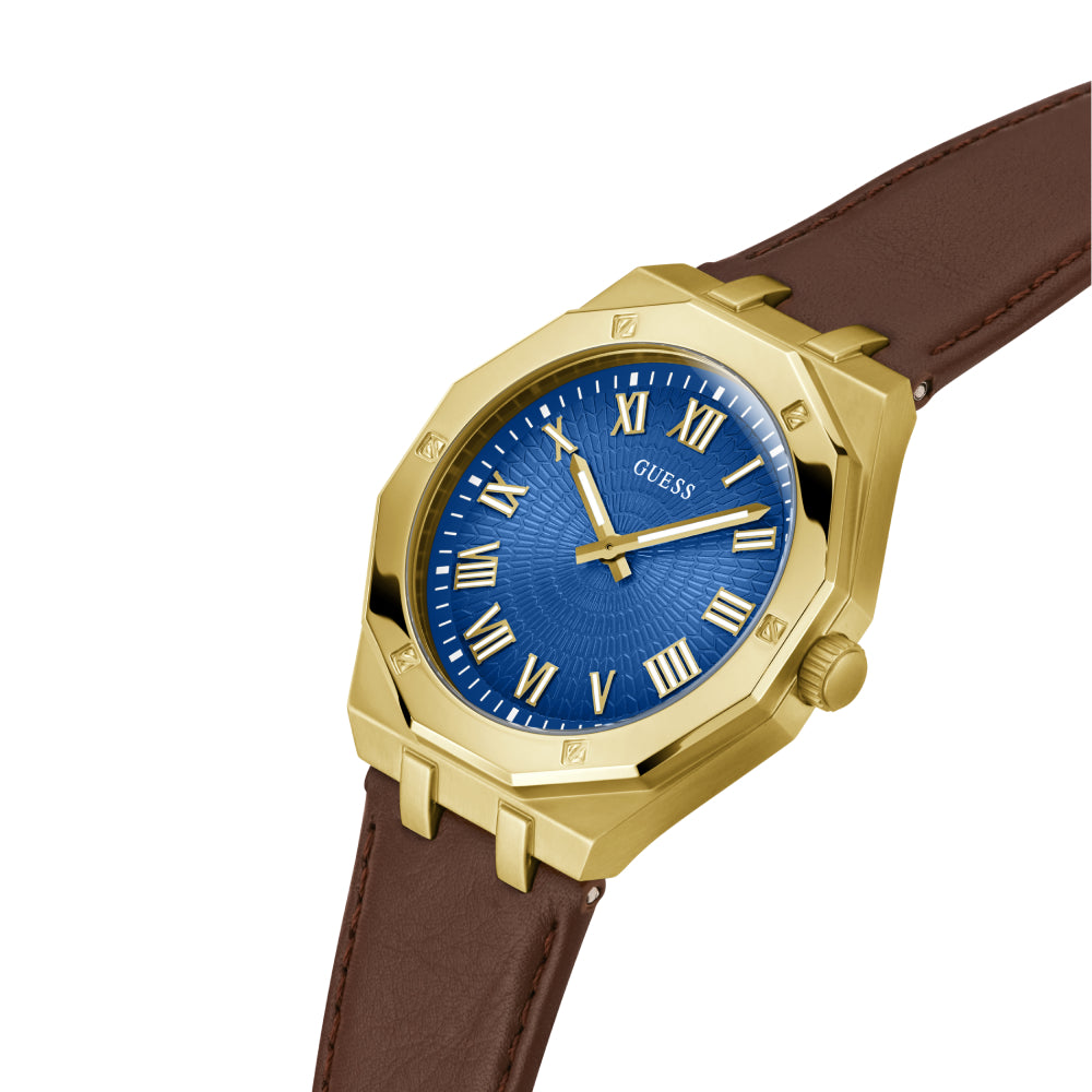 ساعة جيس الرجالية بحركة كوارتز ولون مينا أزرق - GWC-0274