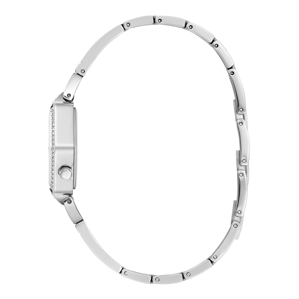 ساعة جيس النسائية بحركة كوارتز ولون مينا فضي - GWC-0286