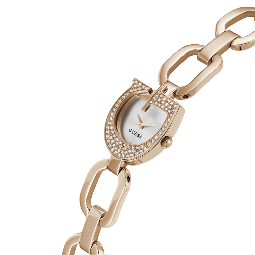 Guess Women's Quartz Watch with Silver Dial - GWC-0291