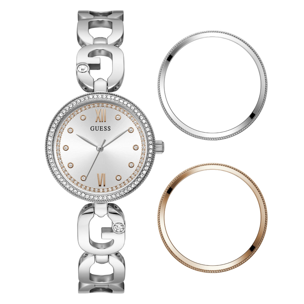 knee length dresses for ladies Women's Watch Quartz Movement Silver Dial Color with Interchangeable Bezel
