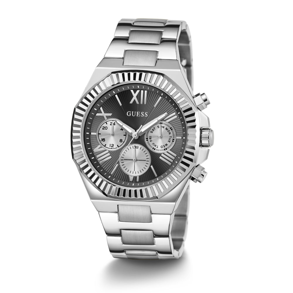 Guess Men's Quartz Watch with Black Dial - GWC-0303