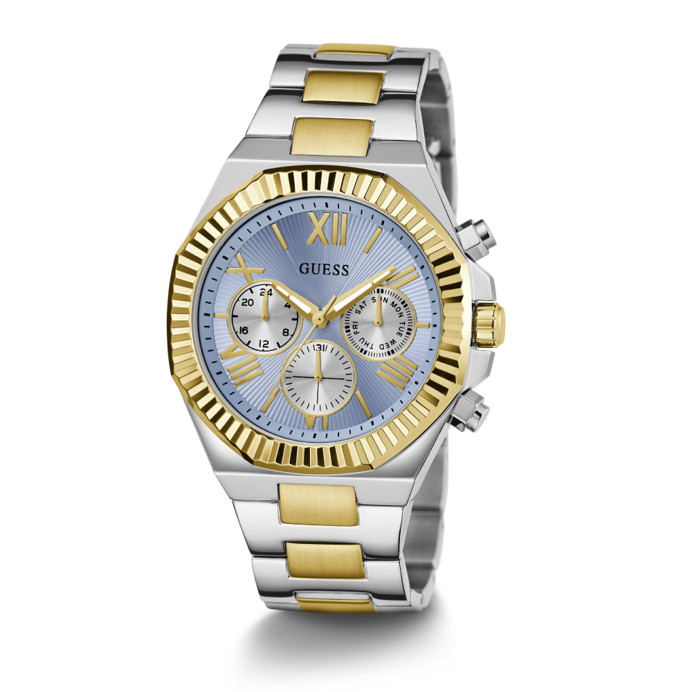 Guess Men's Quartz Watch with Blue Dial - GWC-0305