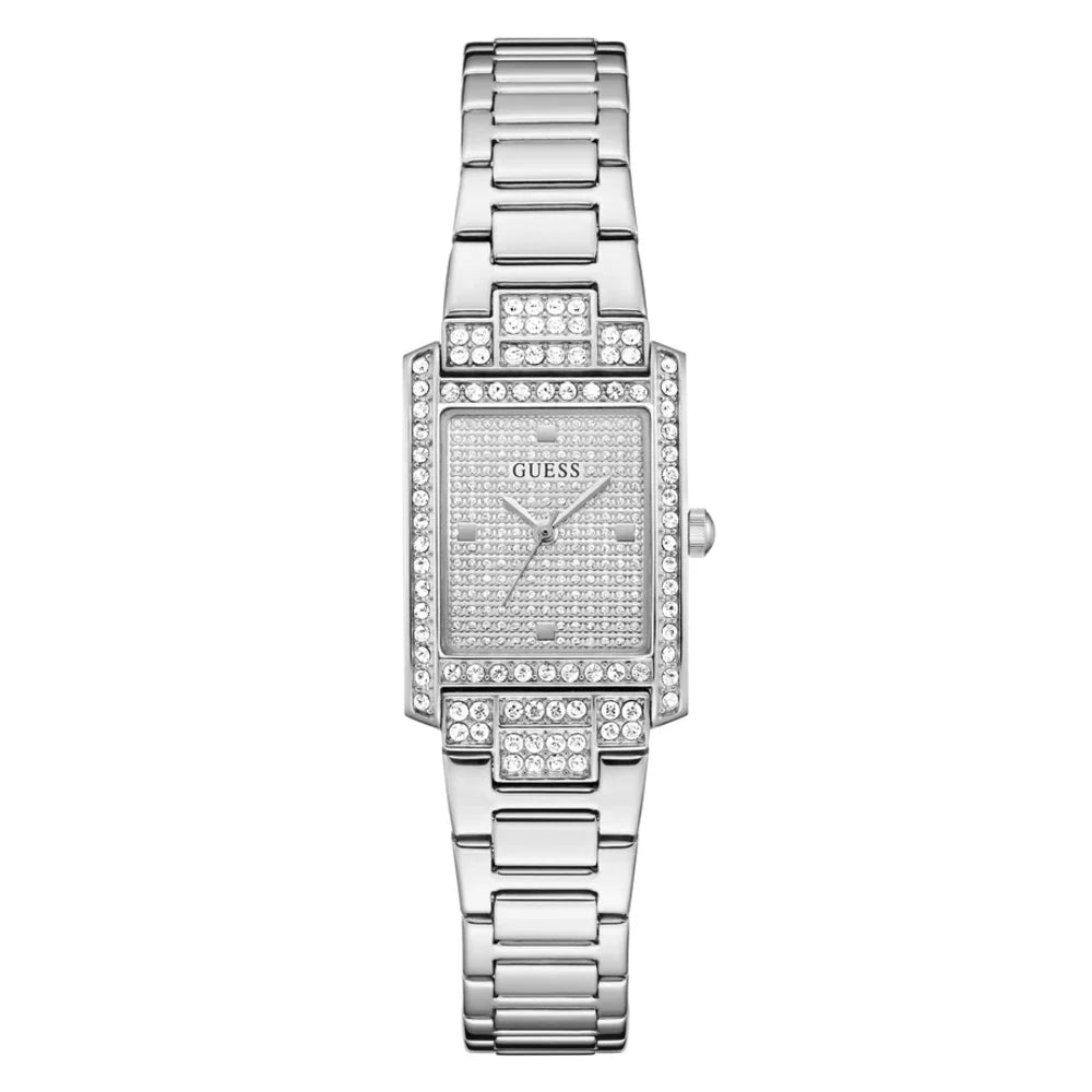 Guess Women's Quartz Silver Dial Watch - GWC-0394