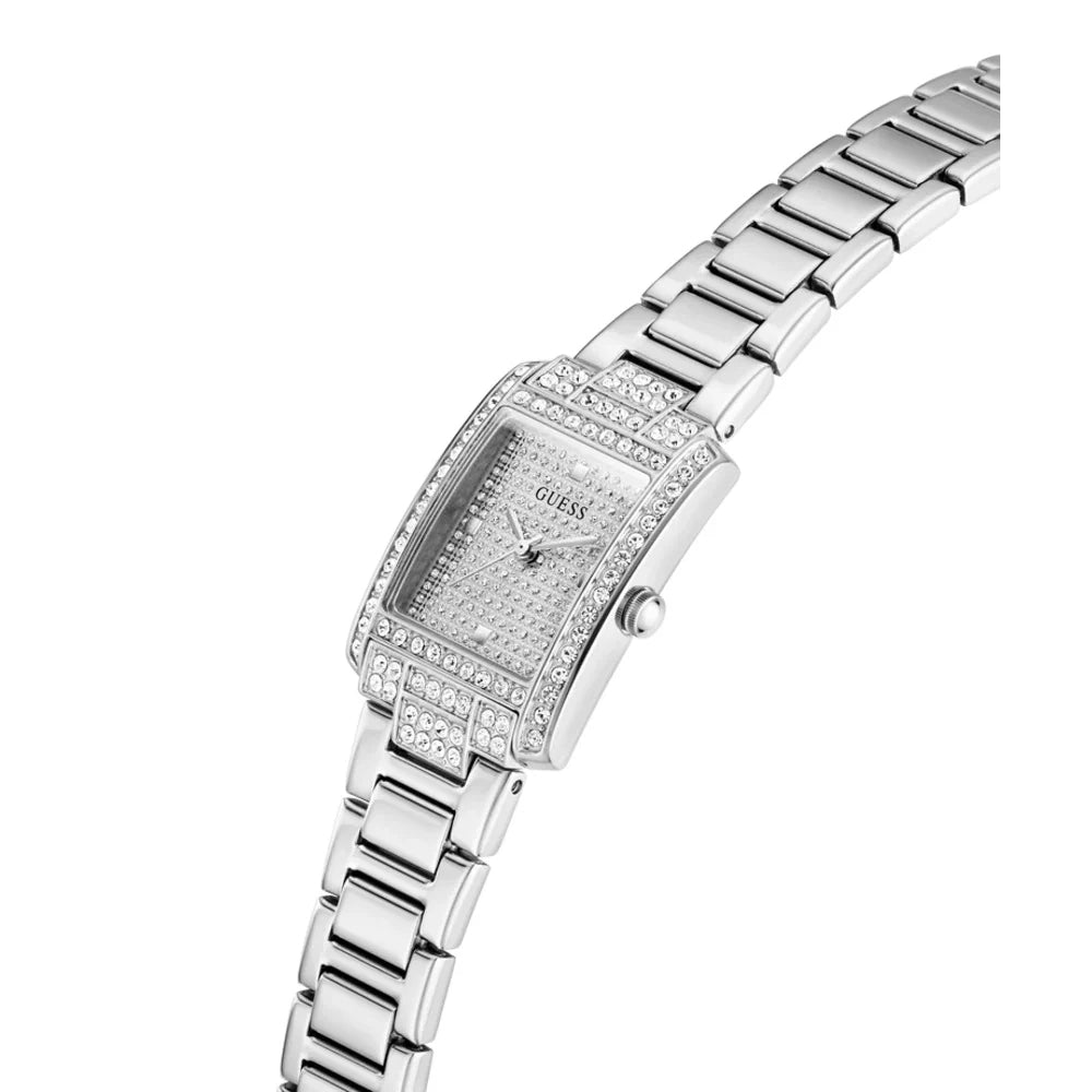 Guess Women's Quartz Silver Dial Watch - GWC-0394
