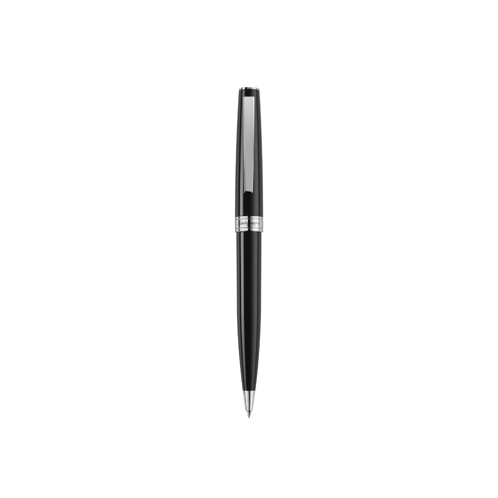 Montegrappa Armonia Mini Ballpoint Pen, Steel, Black - MGPN-0036