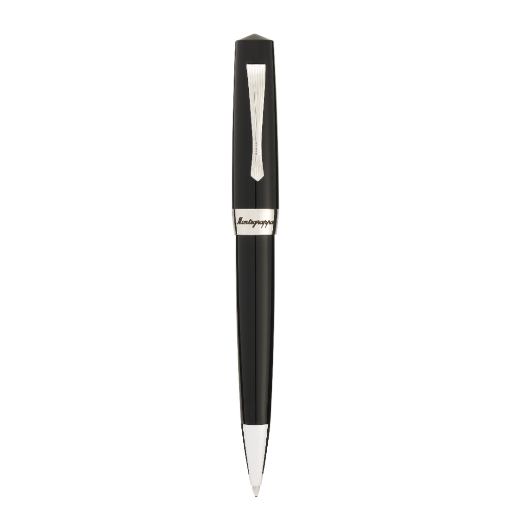 قلم حبر جاف مونتيغرابا إلمو 02، جيت بلاك - MGPN-0013