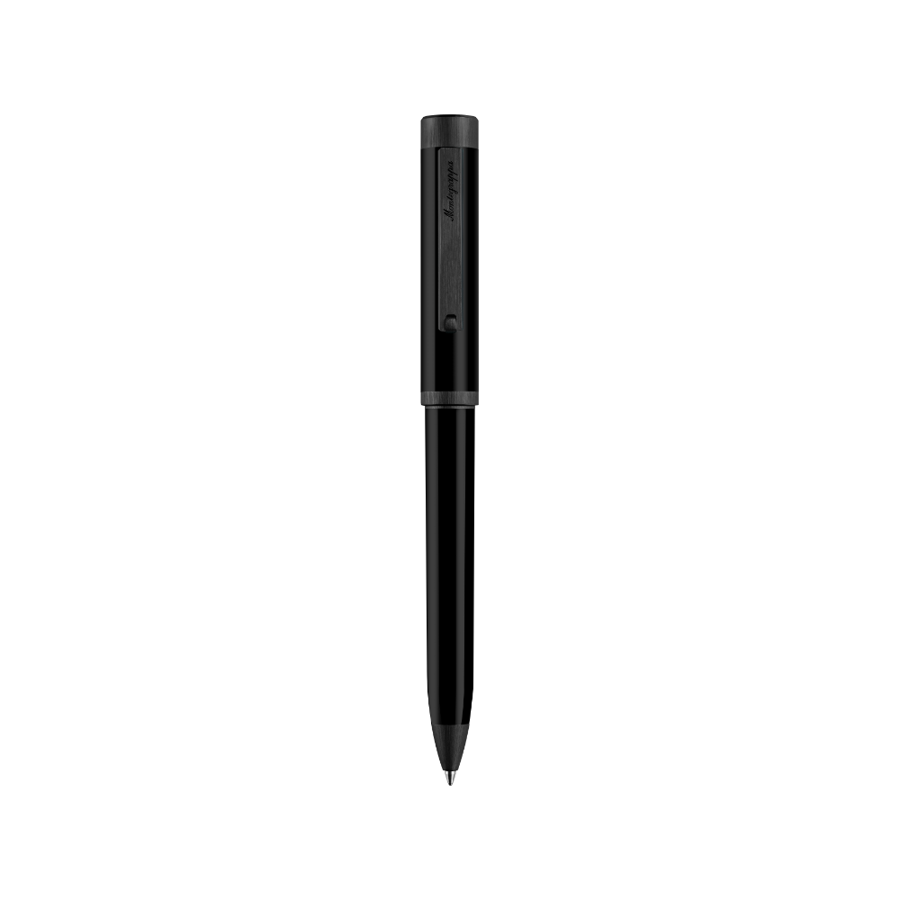 Montegrappa Zero Ballpoint Pen, Ultra Black - MGPN-0004