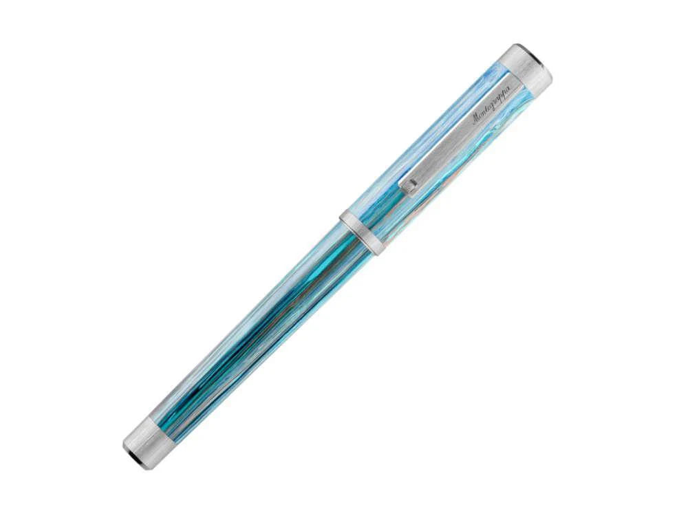 Montegrappa Zero Zodiac Taurus Rollerball Pen Palladium - MGPN-0061