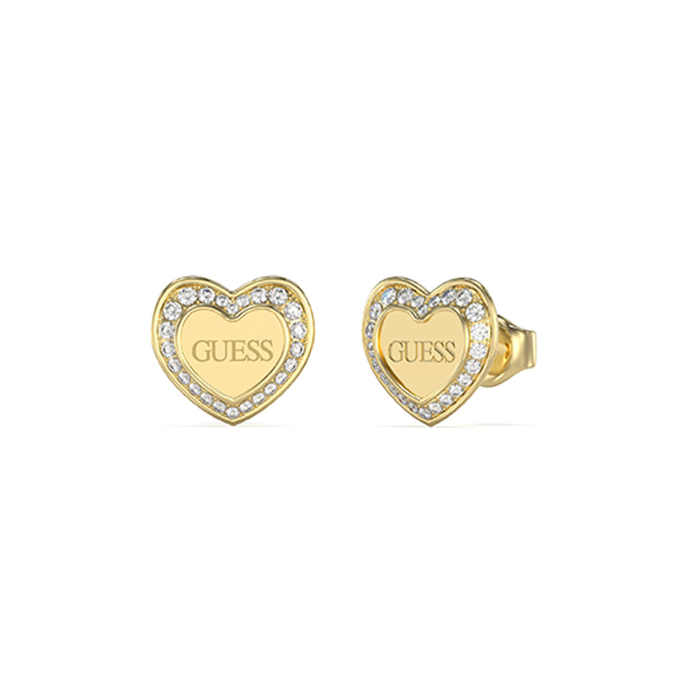 Guess Women's Gold Hoop Earrings - GWCER-0096(G)