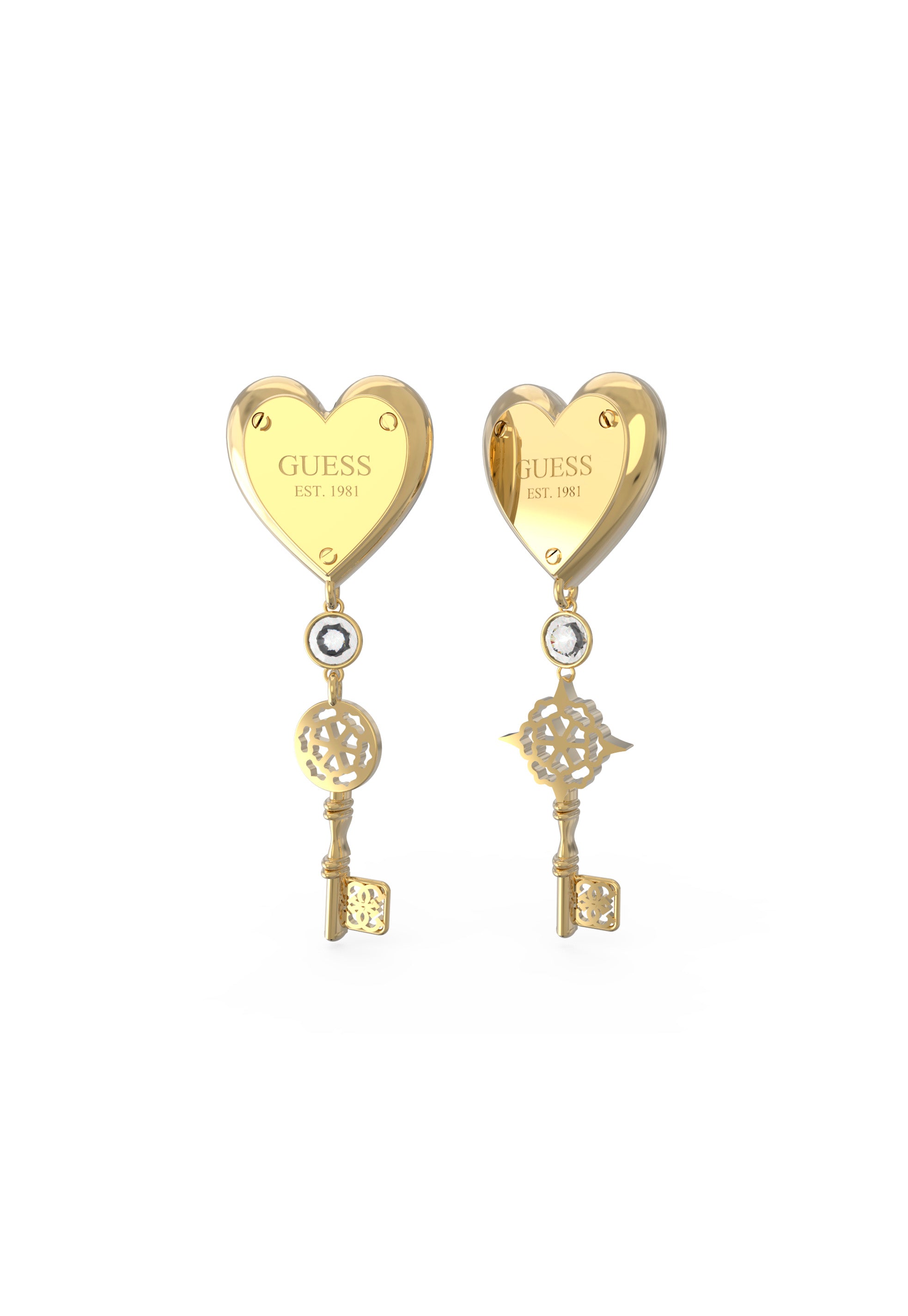 Guess Women's Gold Hoop Earrings - GWCER-0106(G)