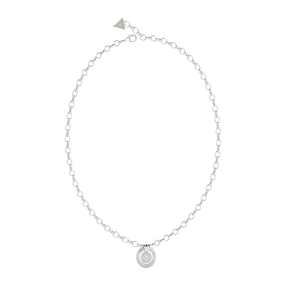 Guess Women's Rhodium-Tone Necklace - GWCNL-0073(S)