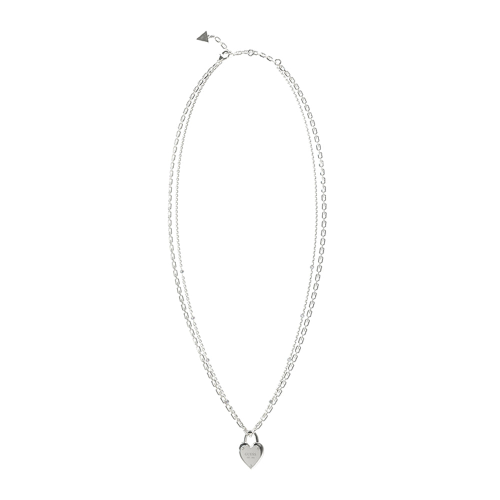 Guess Women's Rhodium-Tone Necklace - GWCNL-0081(S)