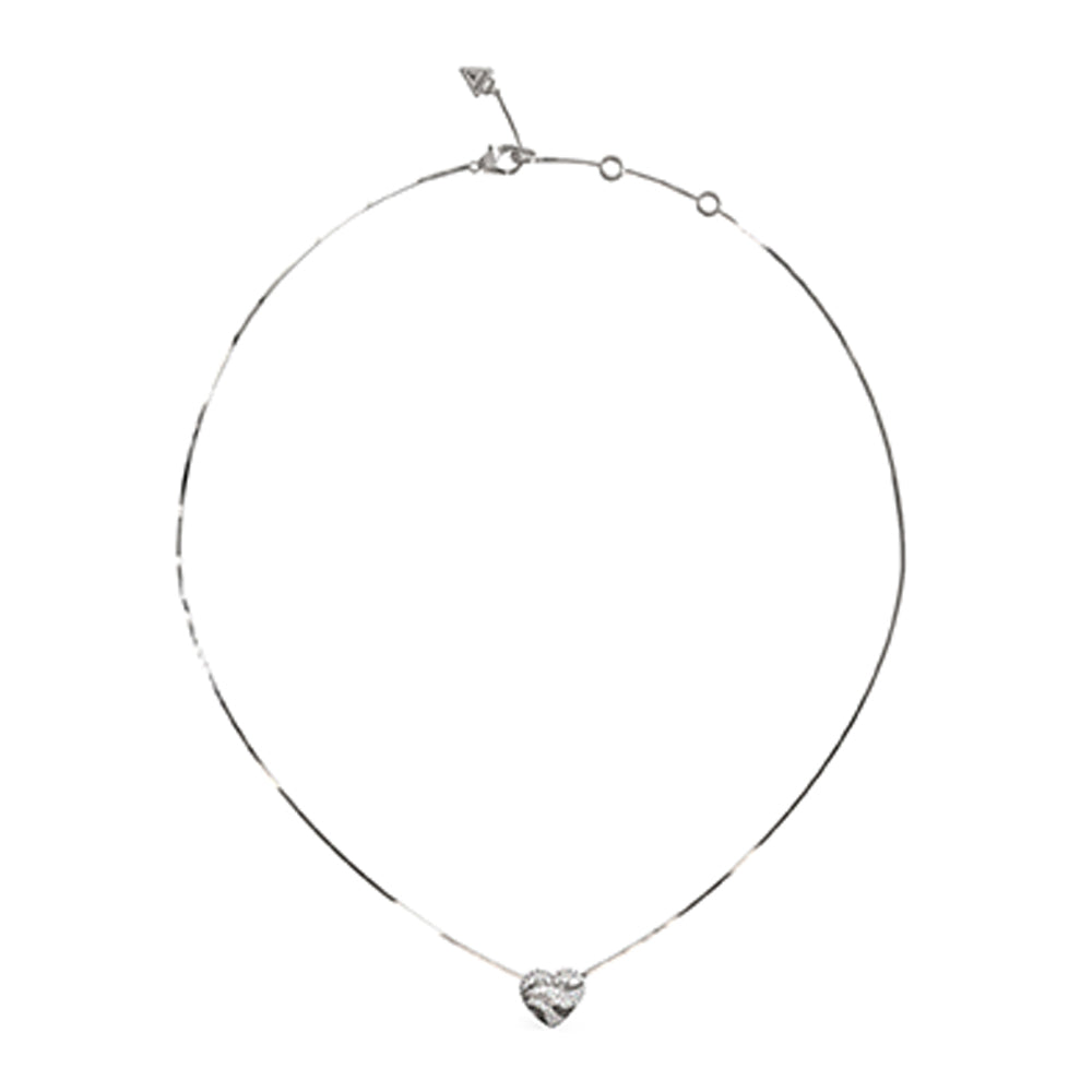 Guess Women's Rhodium-Tone Necklace - GWCNL-0085(S)