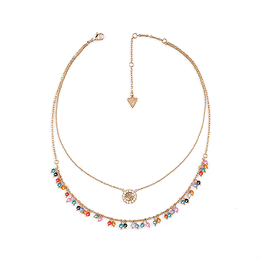 سلسال باللون الذهبي/متعدد الألوان للنساء من جيس - GWCNL-0087(G)