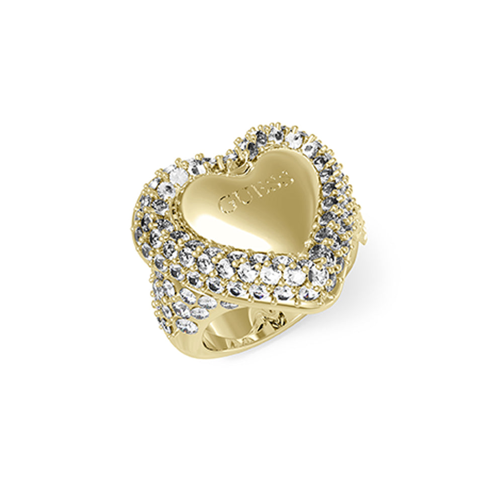 Guess Women's Gold Ring - JUBR05019JWYG52