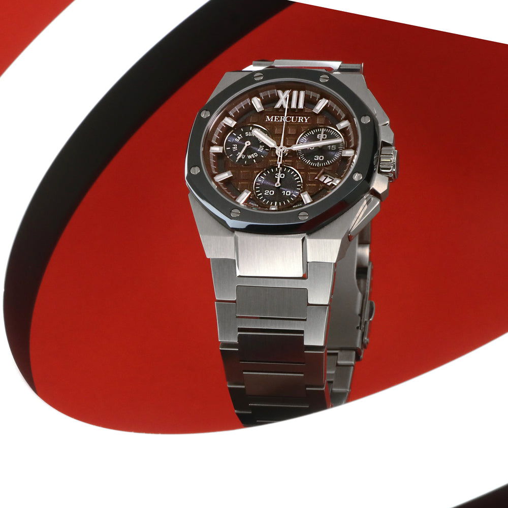 Mercury Men's Quartz Watch with Blue Dial - MER-0110