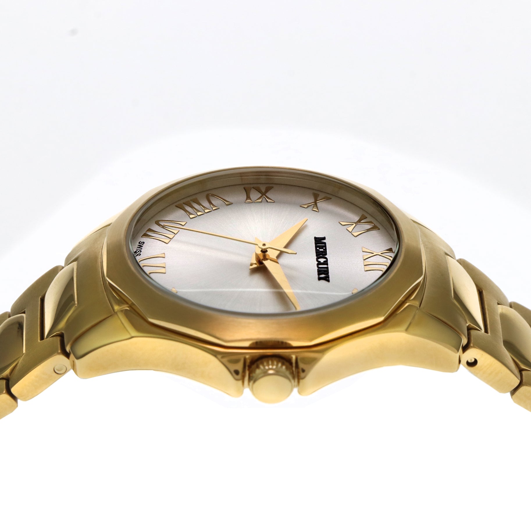 Mercury Women's Swiss Quartz Watch with White Dial - MER-0015