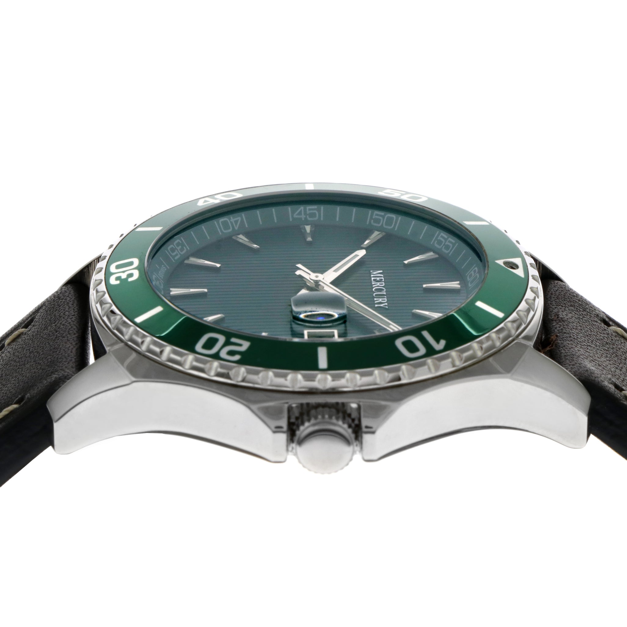 Mercury Men's Swiss Quartz Watch with Green Dial - MER-0037