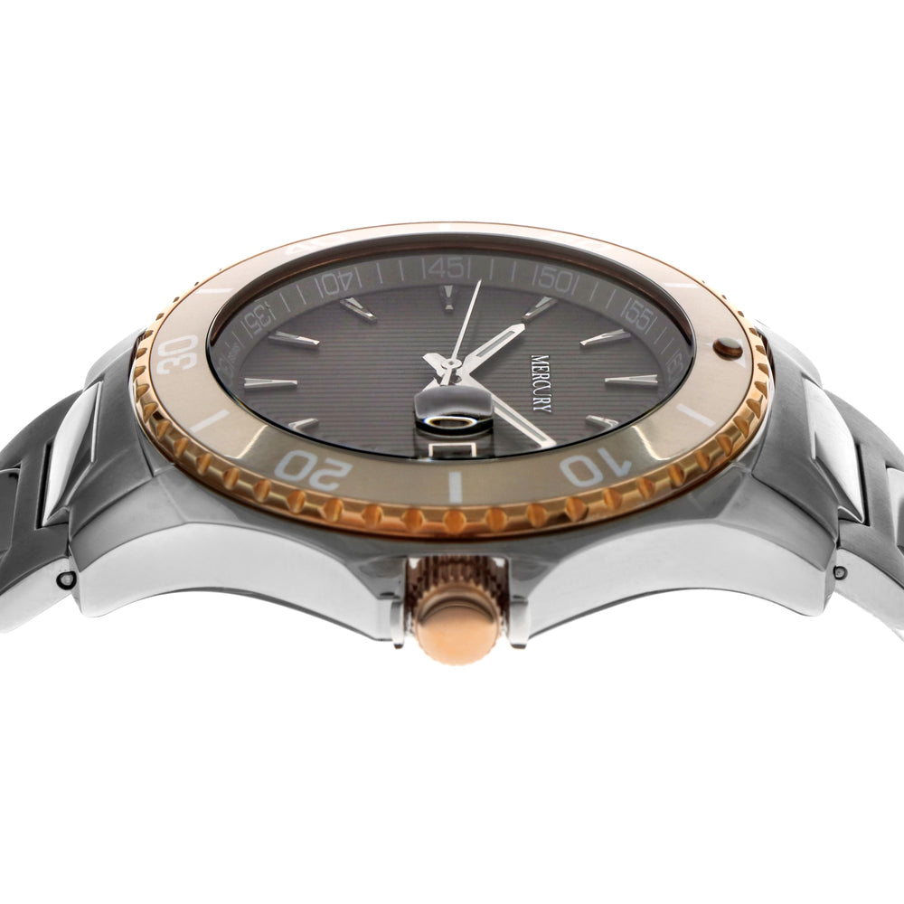 Mercury Men's Watch, Quartz Movement, Gray Dial - MER-0118