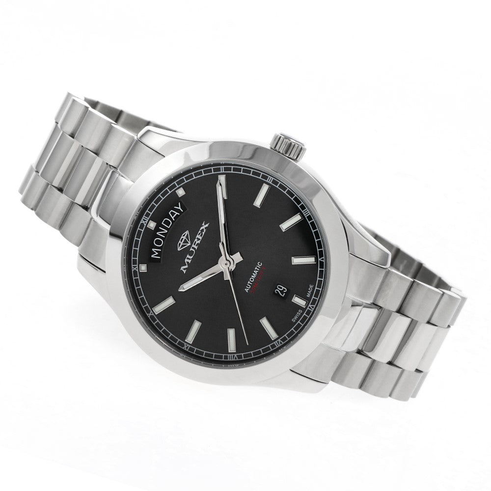 Murex Men's Watch, Automatic Movement, Black Dial - MUR-0077