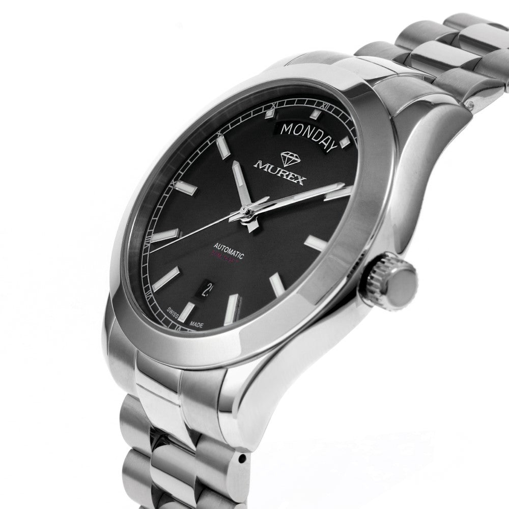 Murex Men's Watch, Automatic Movement, Black Dial - MUR-0077