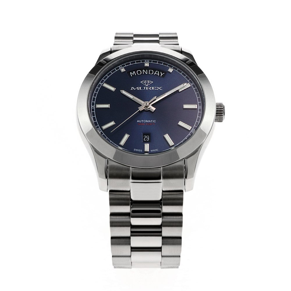 Murex Men's Watch, Automatic Movement, Blue Dial - MUR-0078