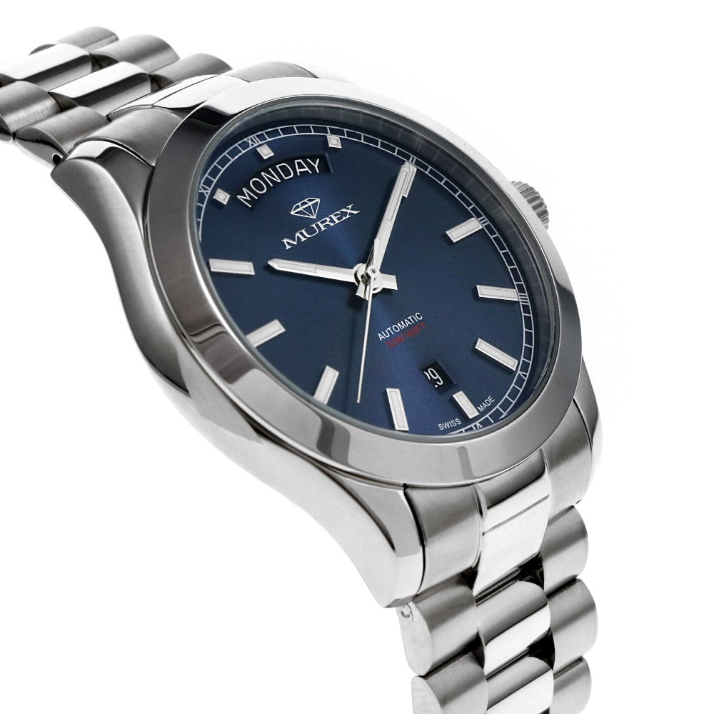 Murex Men's Watch, Automatic Movement, Blue Dial - MUR-0078