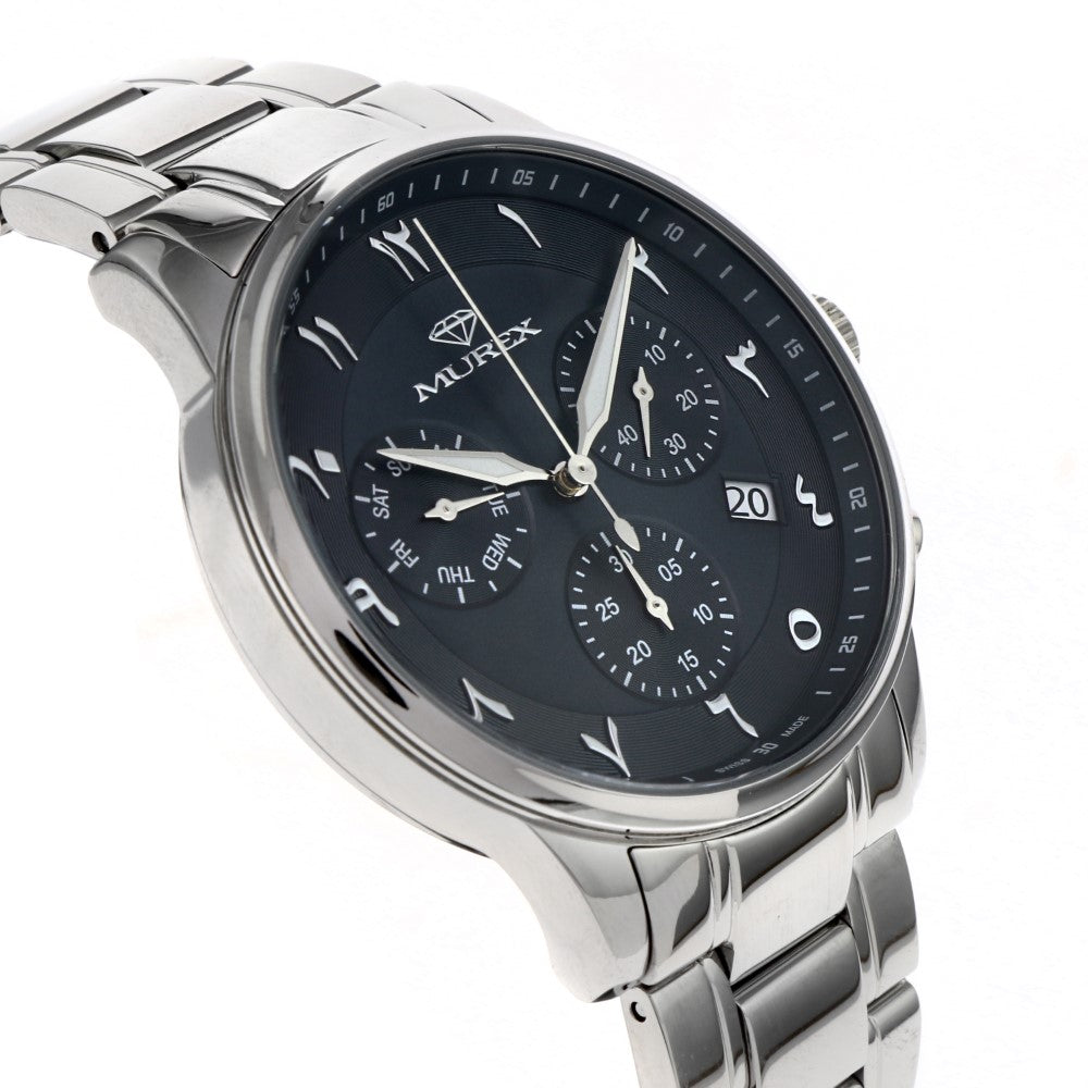 Murex men's watch with quartz movement and blue dial color - MUR-0062