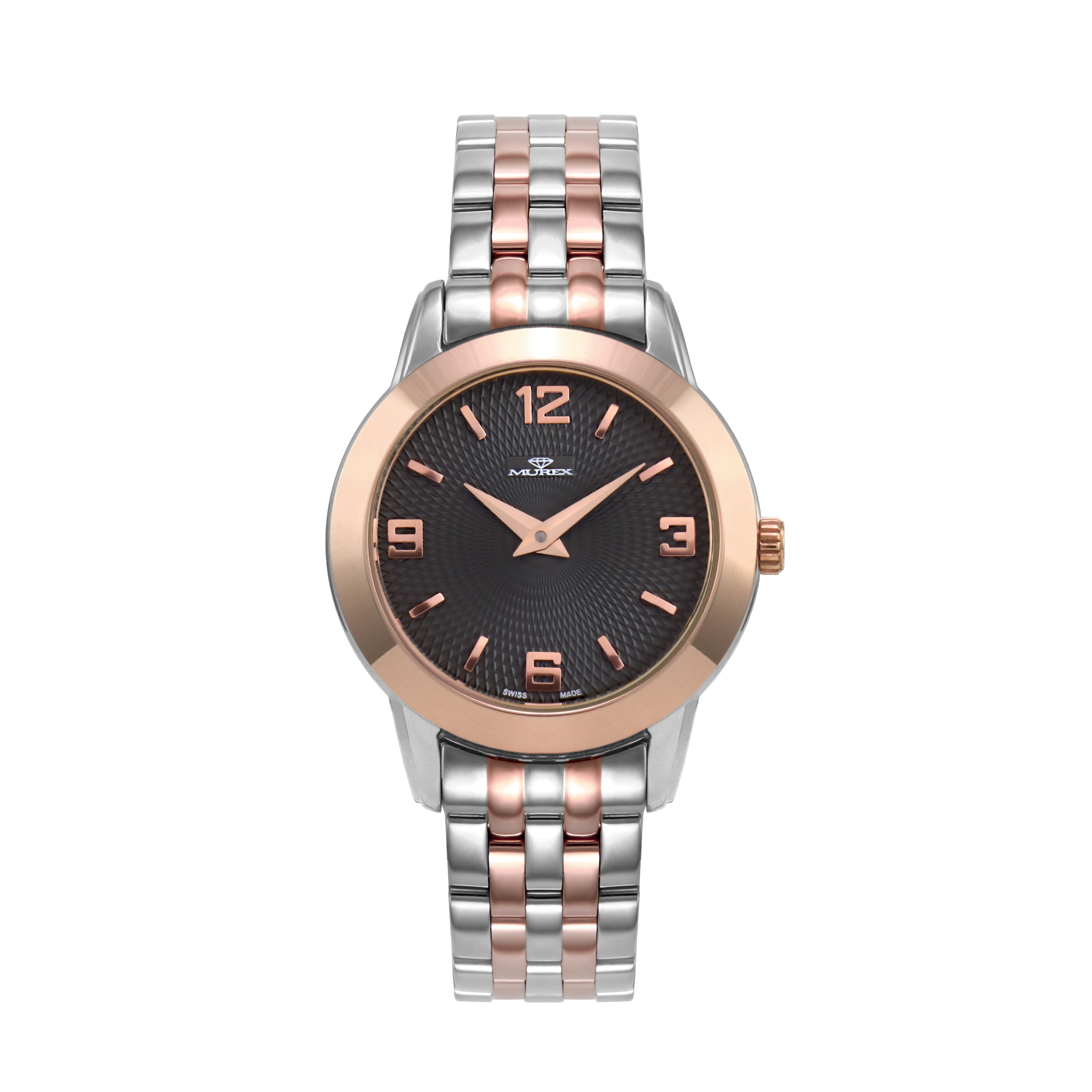 ساعة موريكس النسائية بحركة كوارتز ولون مينا بني - MUR-0174
