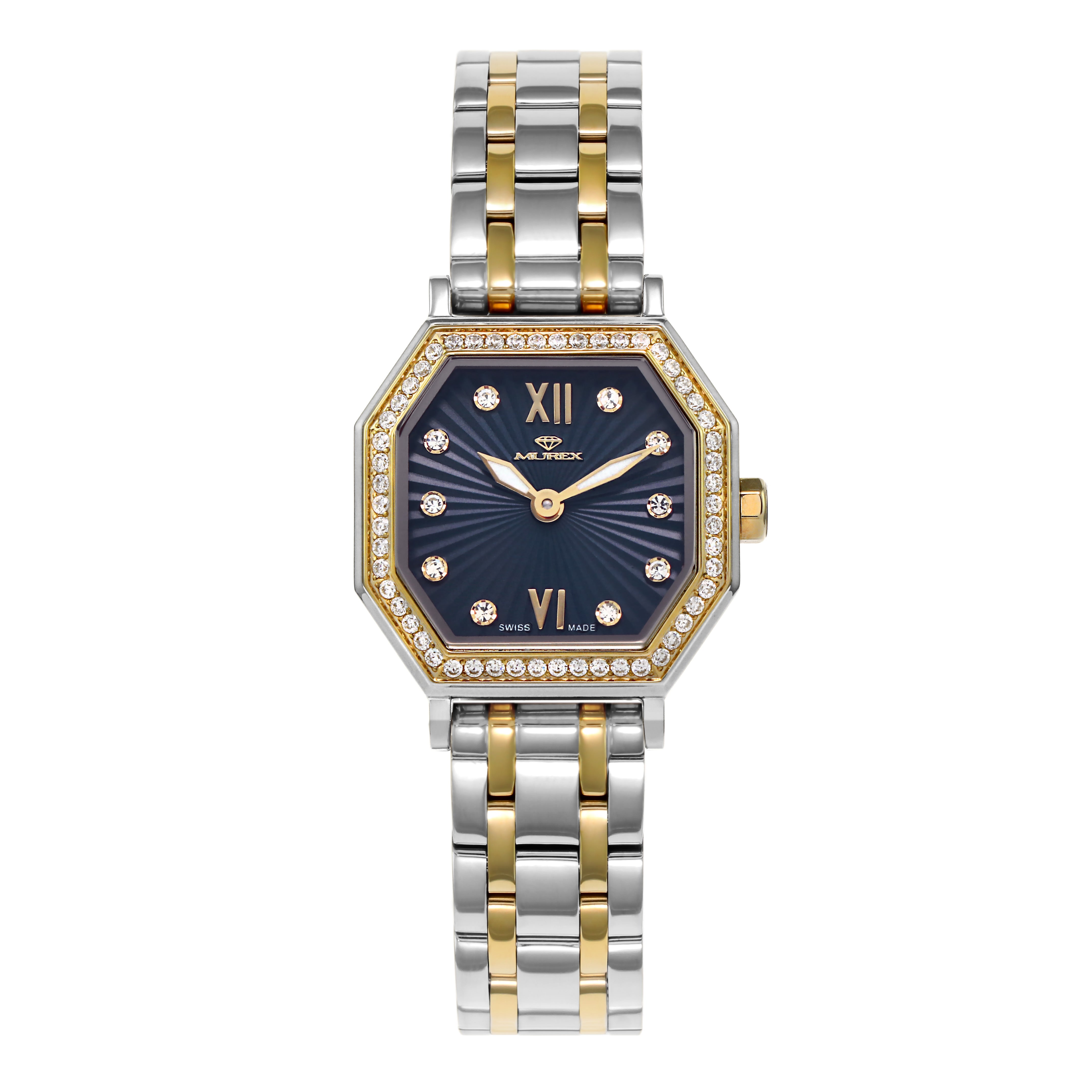 ساعة موريكس النسائية بحركة كوارتز ولون مينا أزرق - MUR-0134