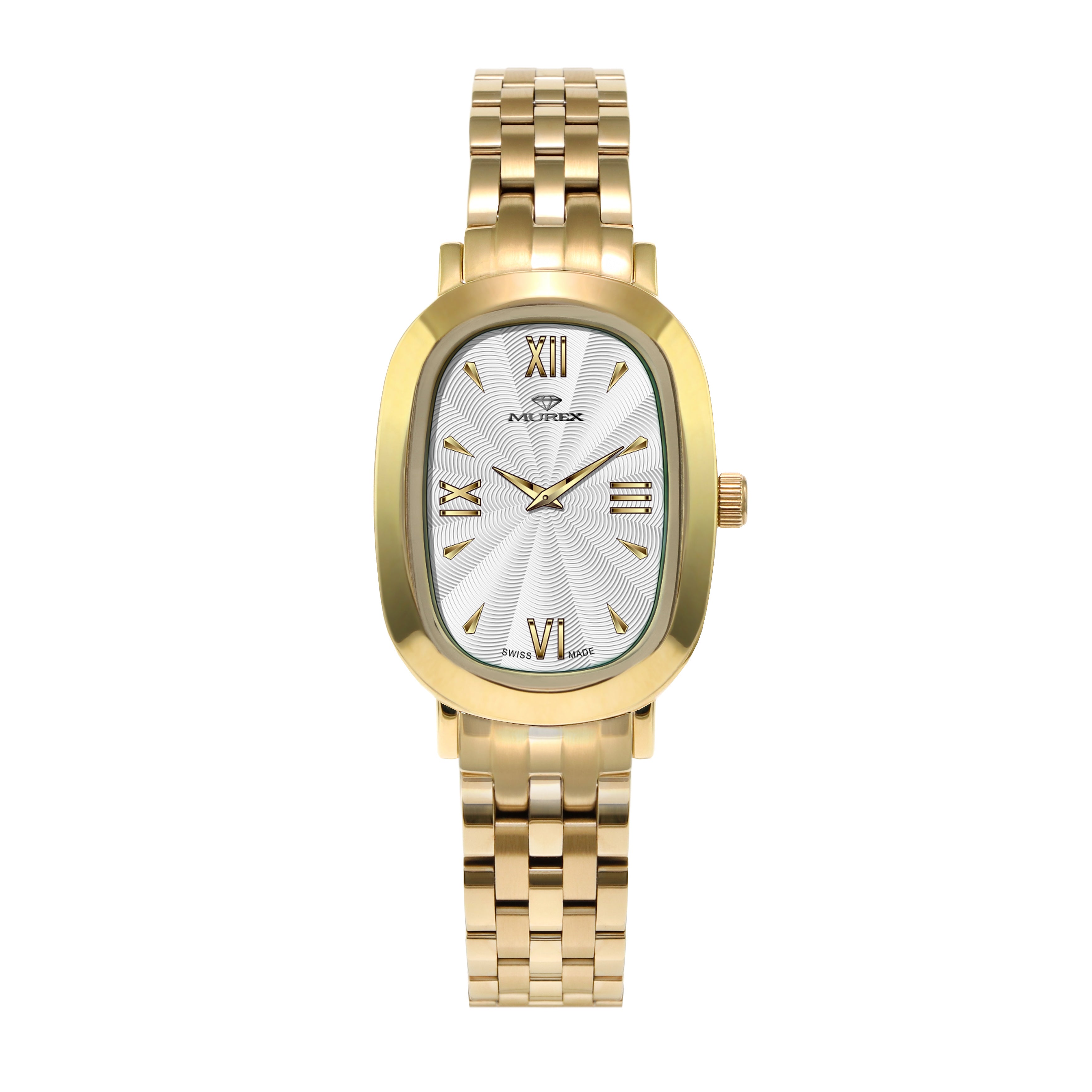 ساعة موريكس النسائية بحركة كوارتز ولون مينا أبيض - MUR-0136