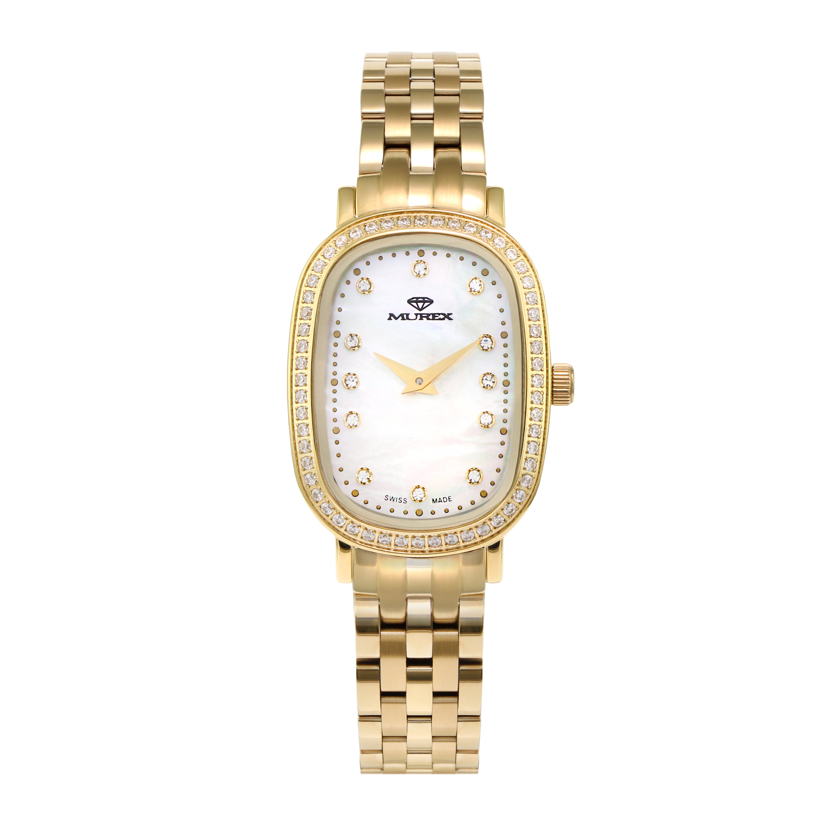 ساعة موريكس النسائية بحركة كوارتز ولون مينا لؤلؤي - MUR-0139