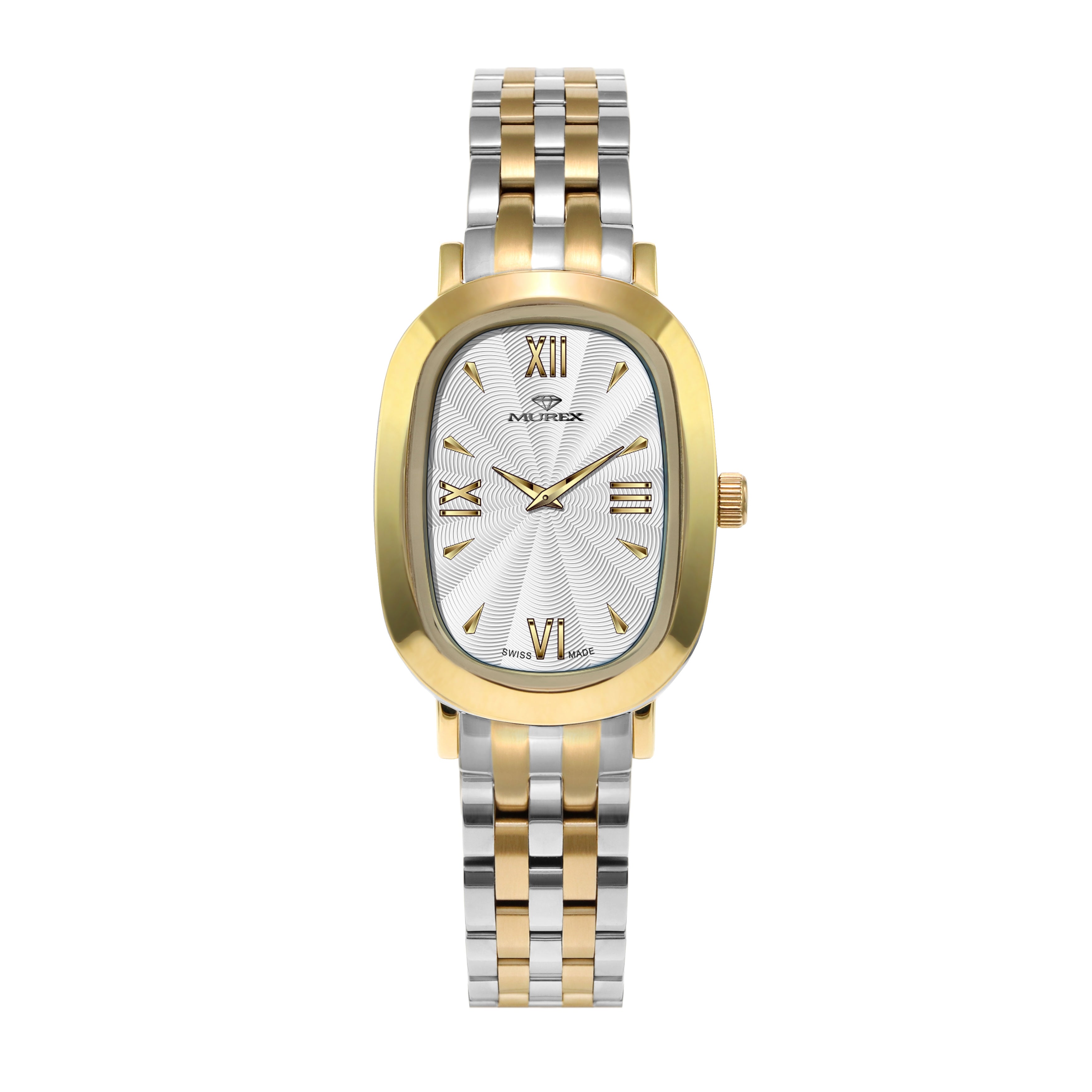 ساعة موريكس النسائية بحركة كوارتز ولون مينا أبيض - MUR-0137