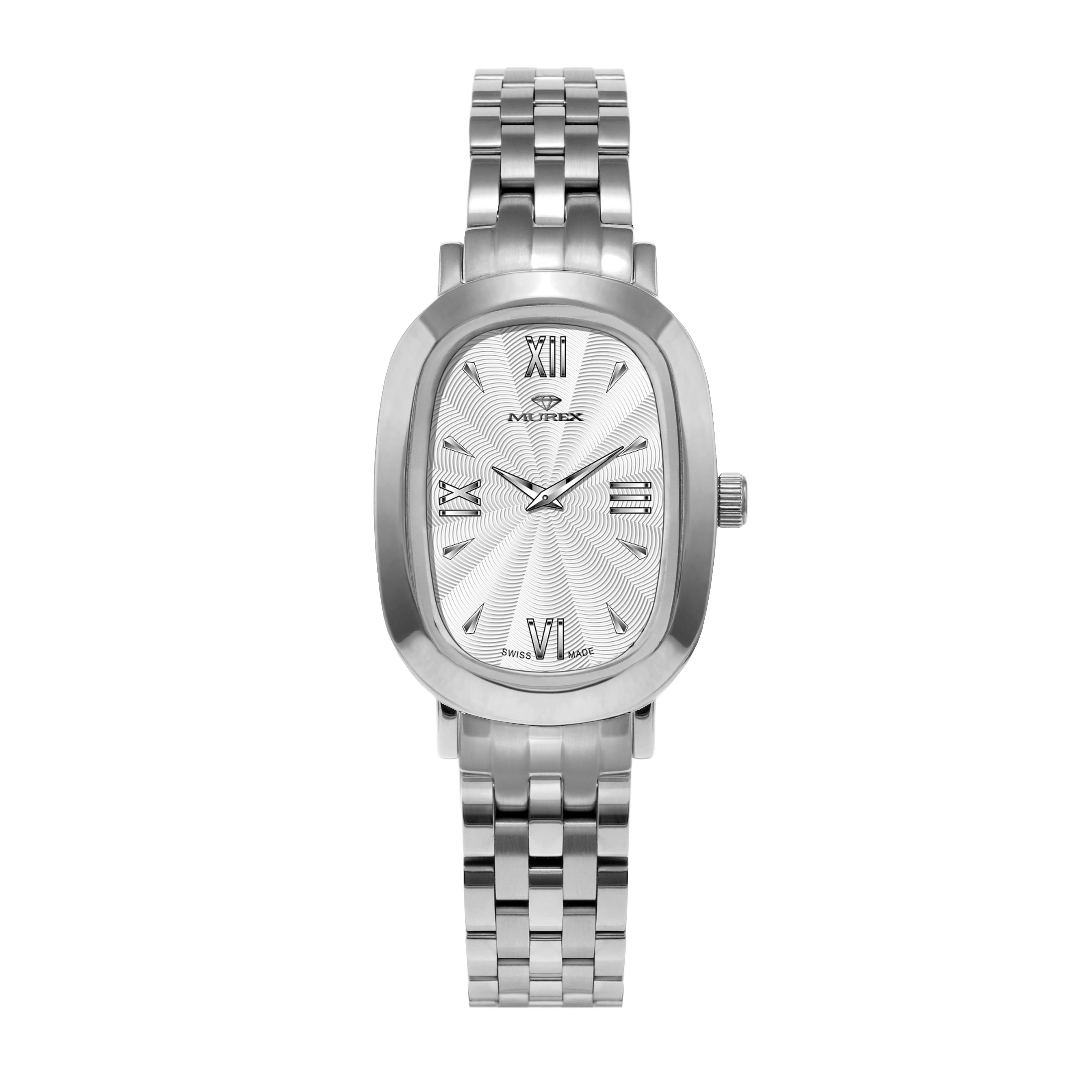 ساعة موريكس النسائية بحركة كوارتز ولون مينا أبيض - MUR-0138