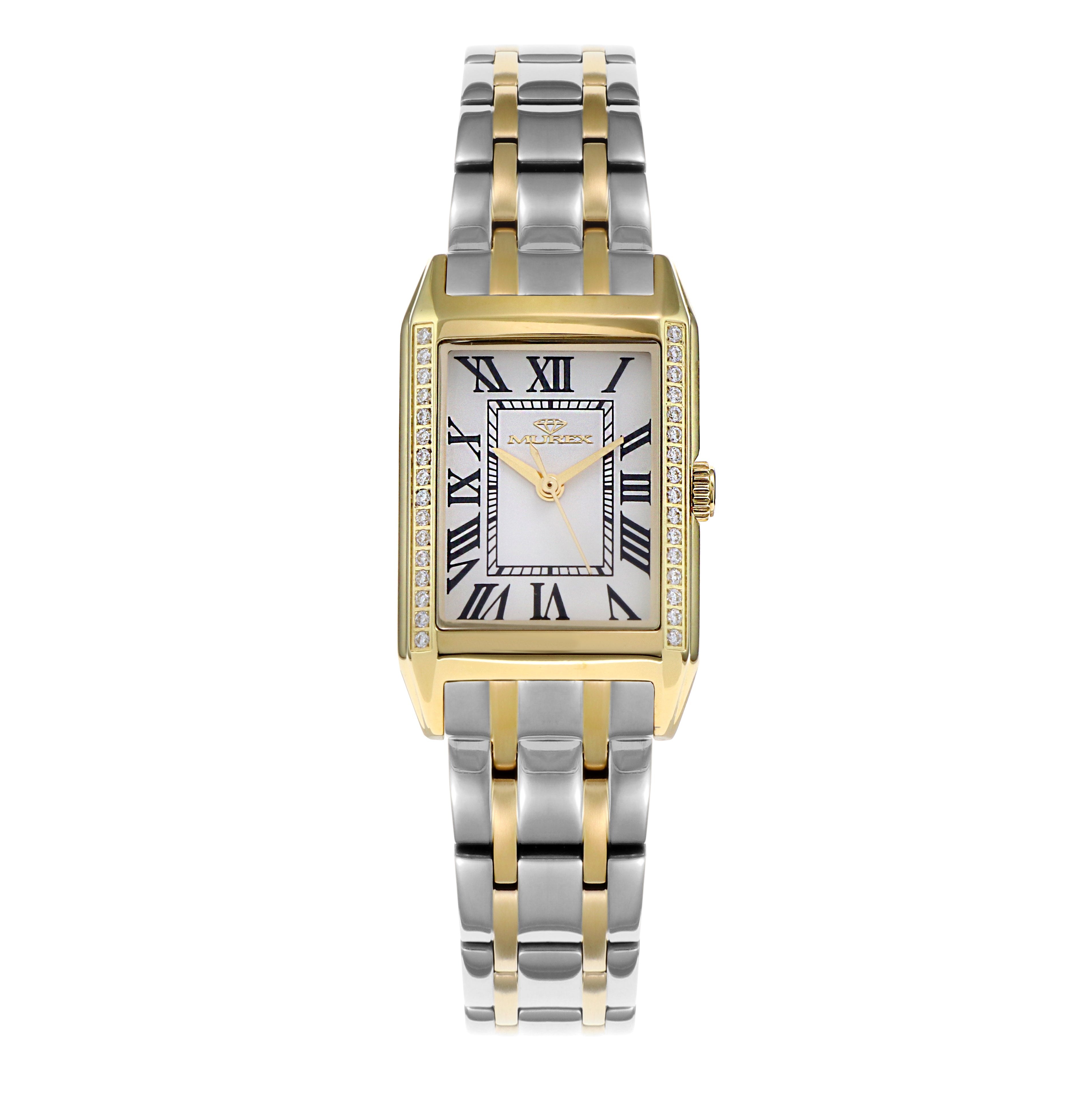 ساعة موريكس النسائية بحركة كوارتز ولون مينا أبيض - MUR-0143