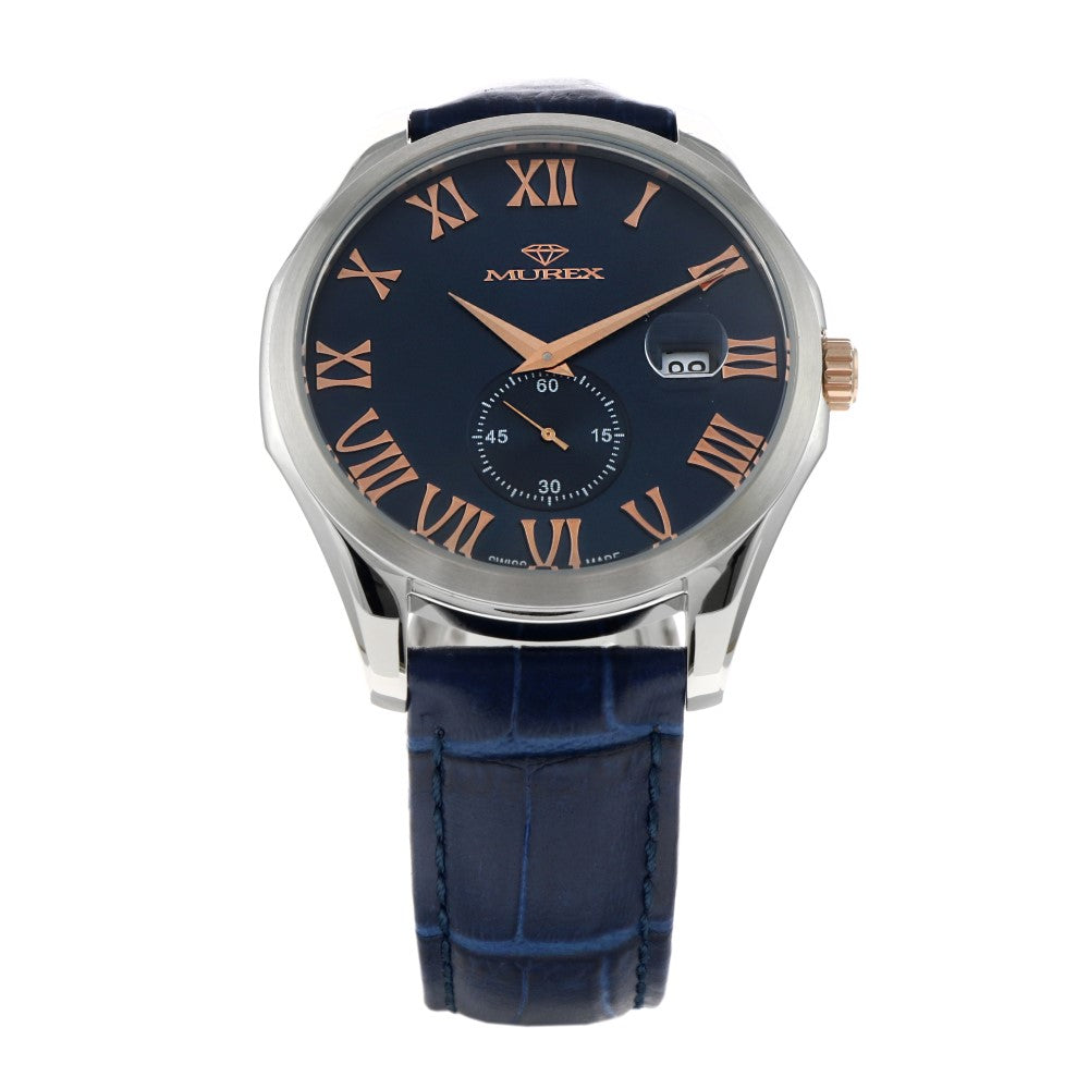 Murex Men's Watch, Quartz Movement, Blue Dial - MUR-0012