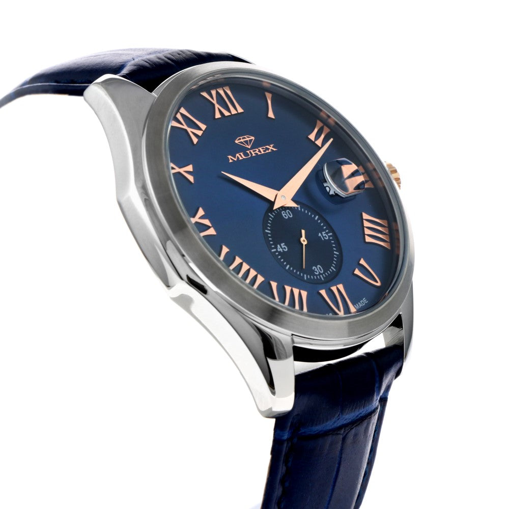Murex Men's Watch, Quartz Movement, Blue Dial - MUR-0012