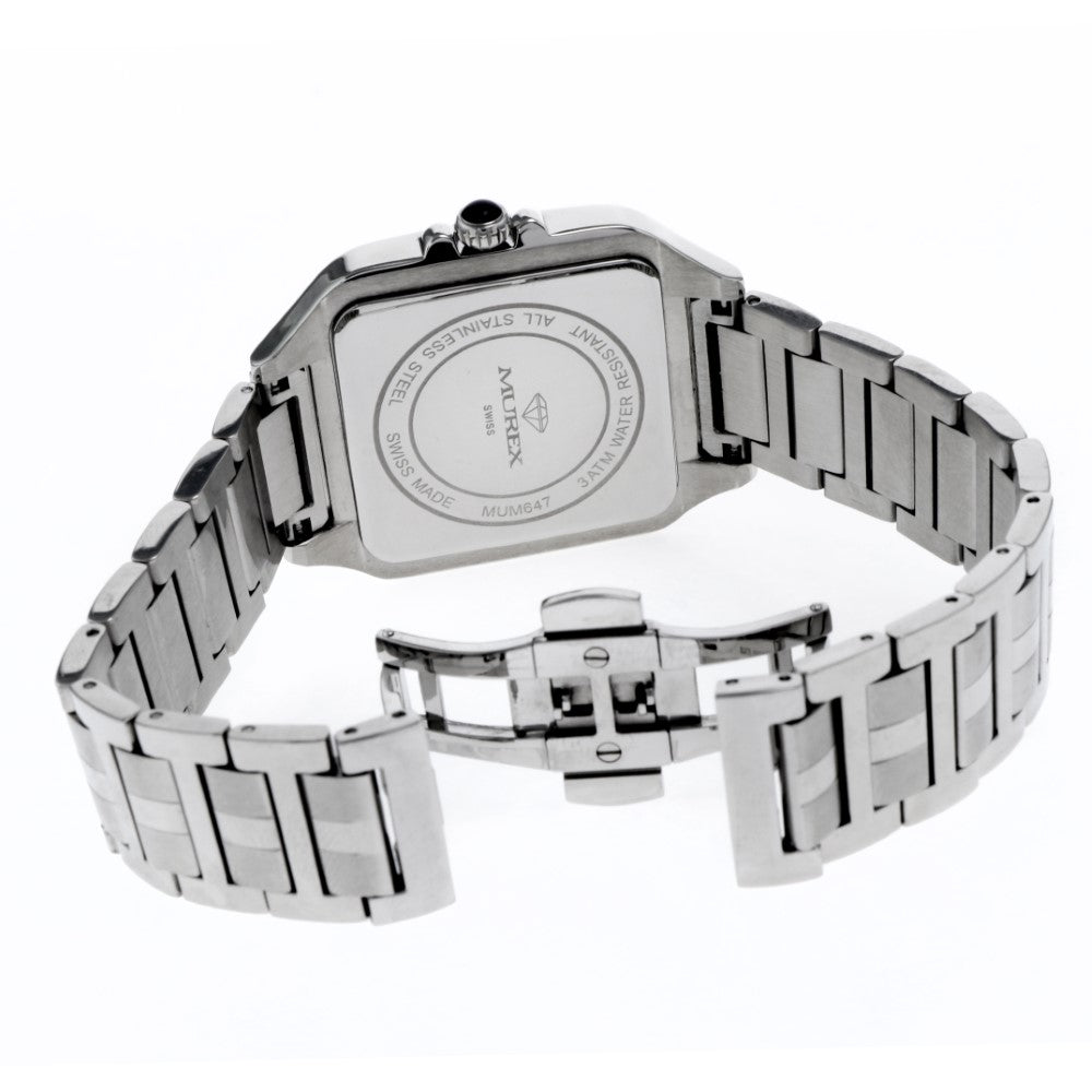 Murex Men's Quartz Watch with Green Dial - MUR-0093 (12/D 0.07CT)