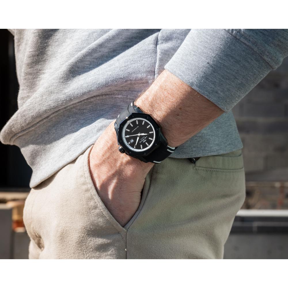 Murex Men's Quartz Watch with Black and White Dial – MUR-0047