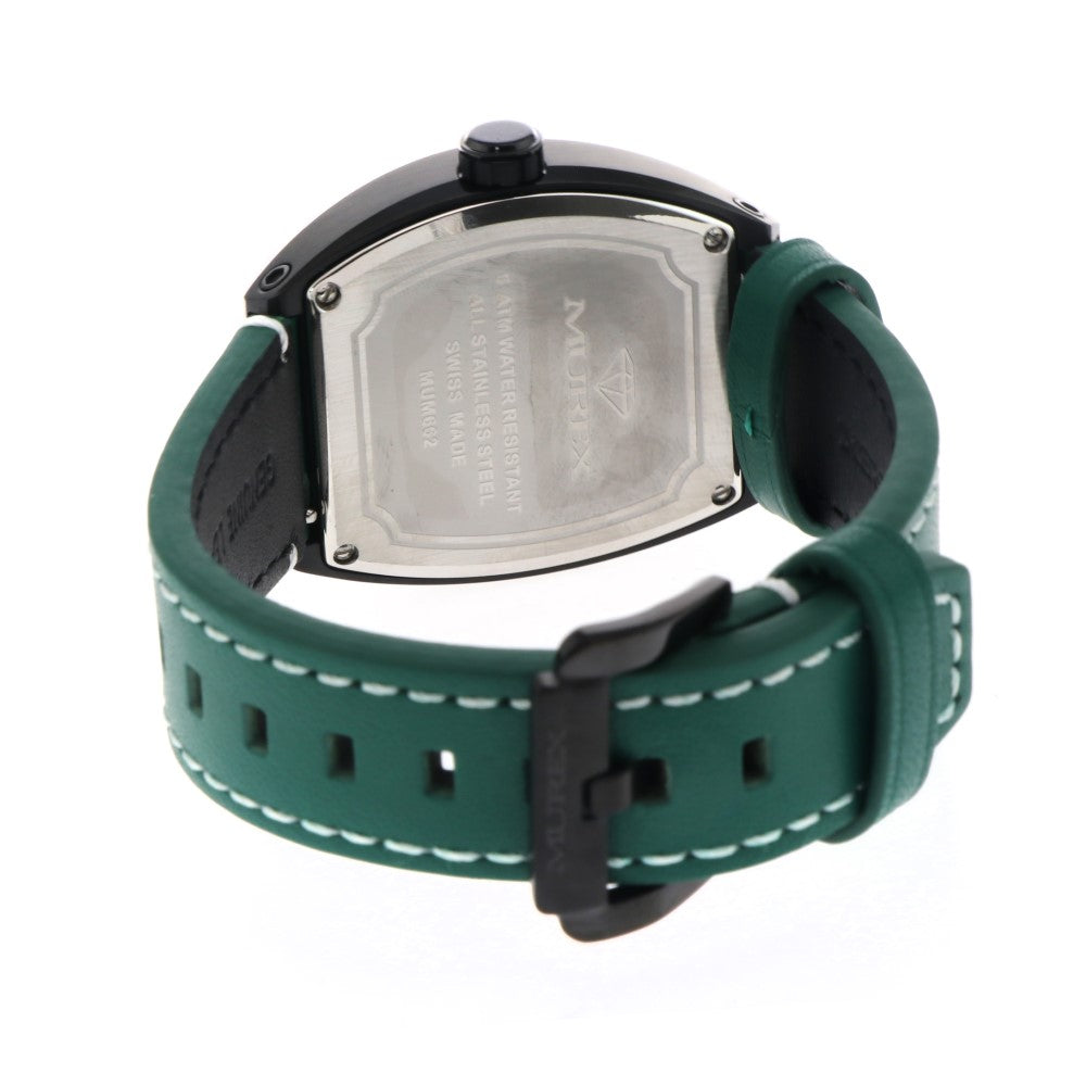 ساعة موريكس الرجالية بحركة كوارتز ولون مينا أخضر - MUR-0051