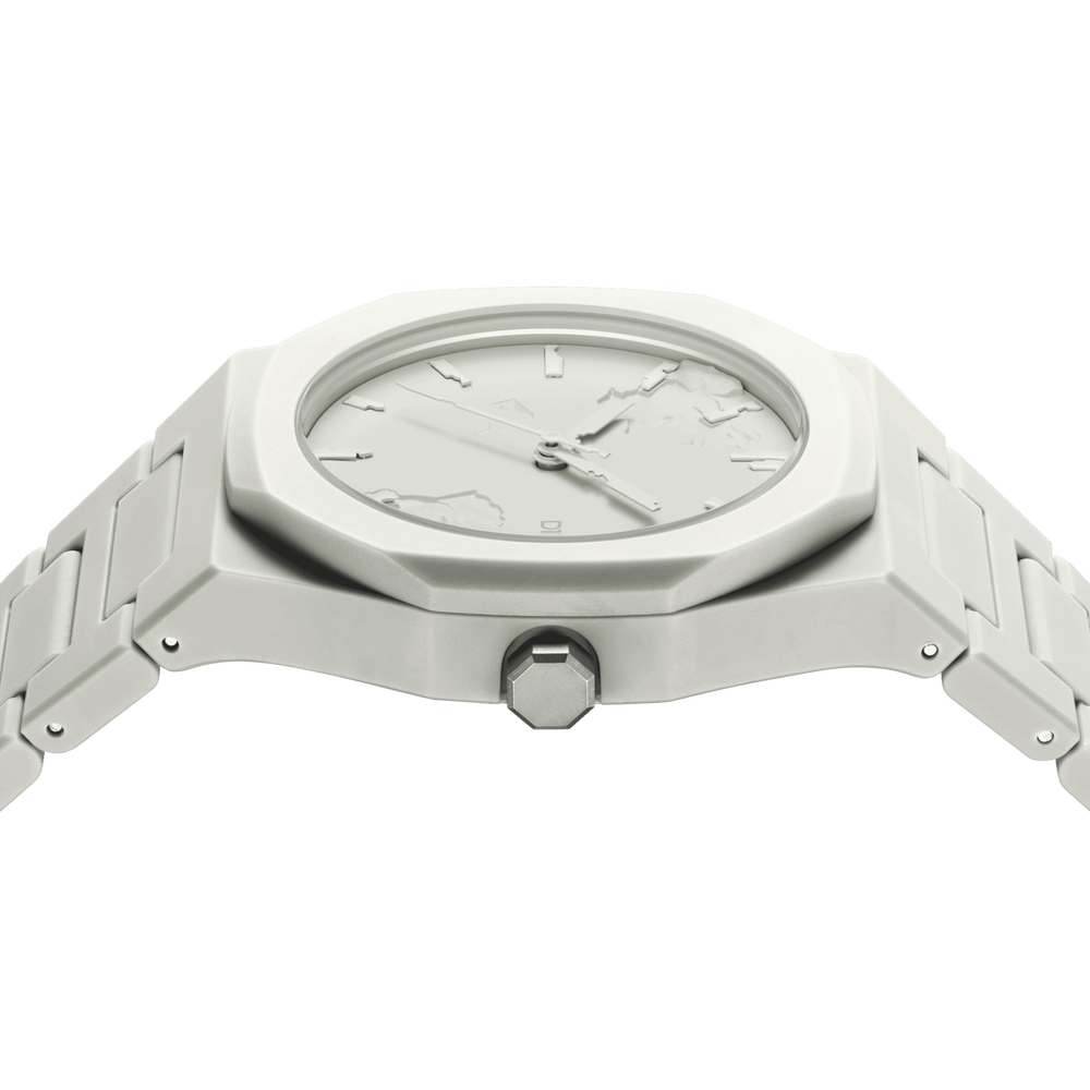 D1 Milano Men's Polycarbonate Quartz Watch with Grey Dial - ML-0408