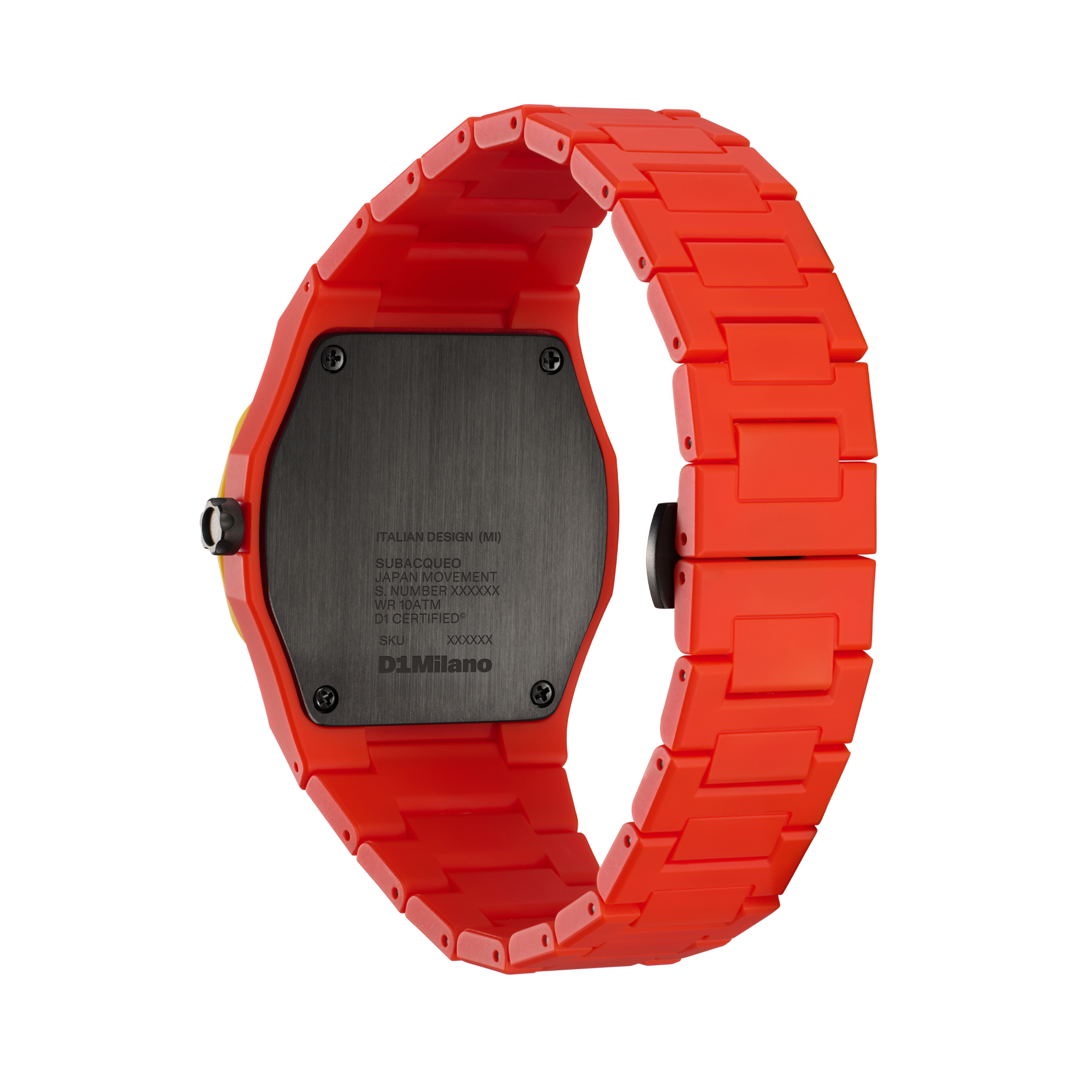 ساعة دي وان ميلانو الرجالية بحركة كوارتز ومينا أزرق ML-0420