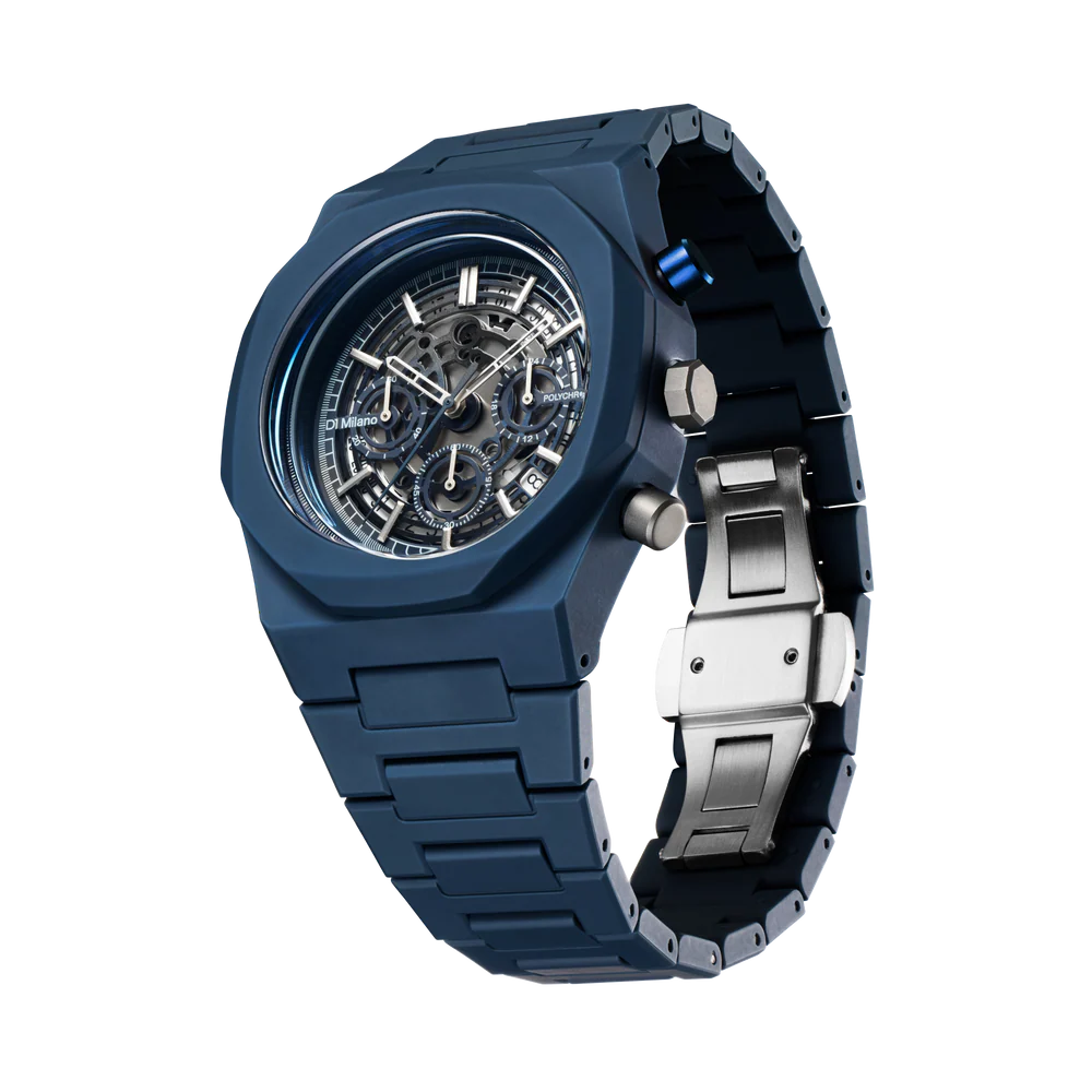 D1 Milano Men's Polychrono Quartz Watch with Grey Dial - ML-0395