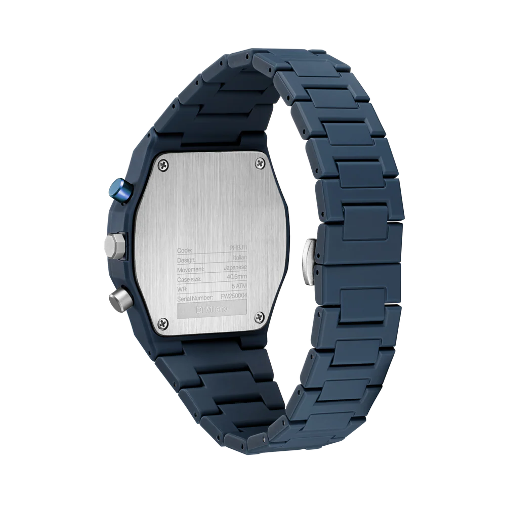 D1 Milano Men's Polychrono Quartz Watch with Grey Dial - ML-0395