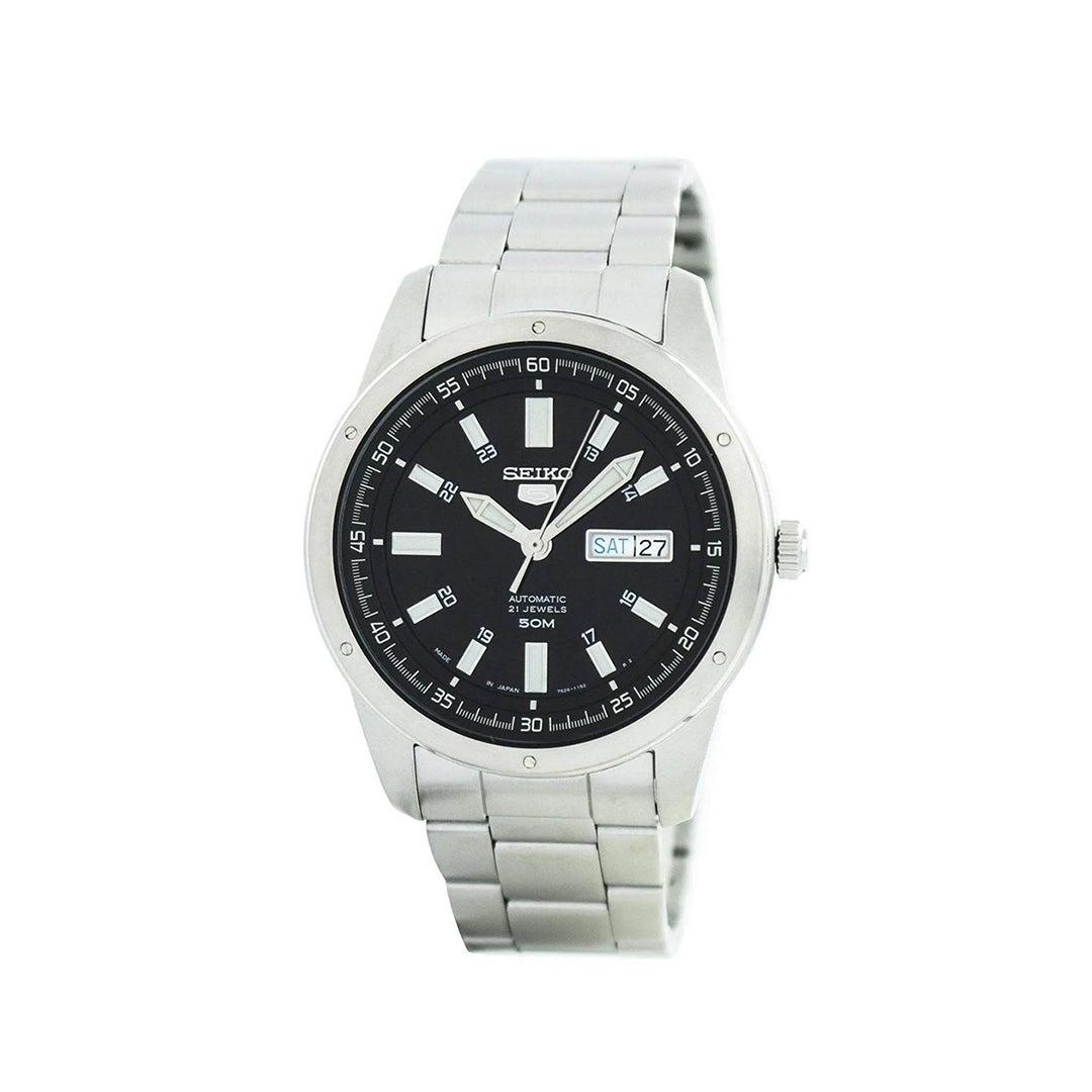 Seiko Men's Automatic Analog Watch with Black Dial - SEIKO-0072