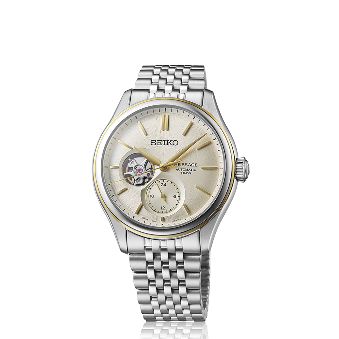 Seiko Men's Automatic Analog Watch with Beige Dial - SEIKO-0085