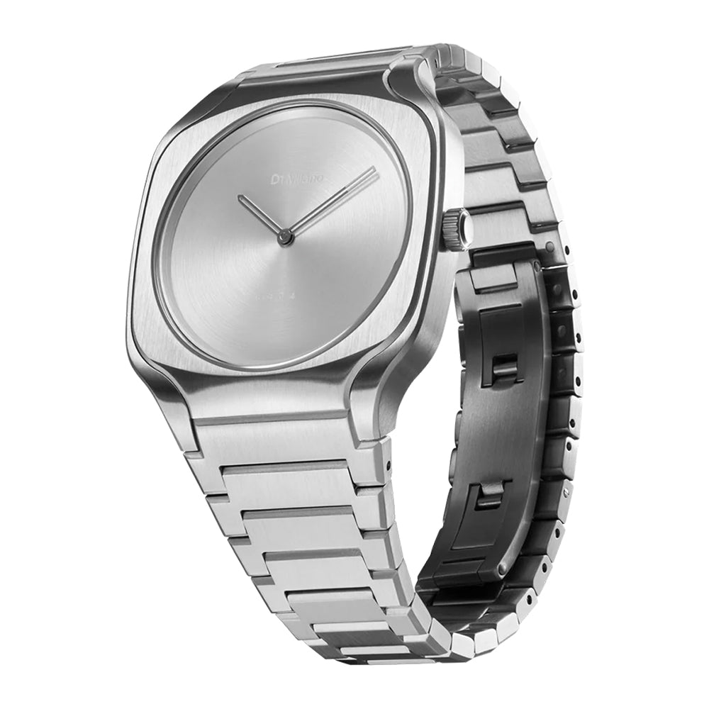 D1 Milano Unisex Quartz Watch with Silver Dial - ML-0380