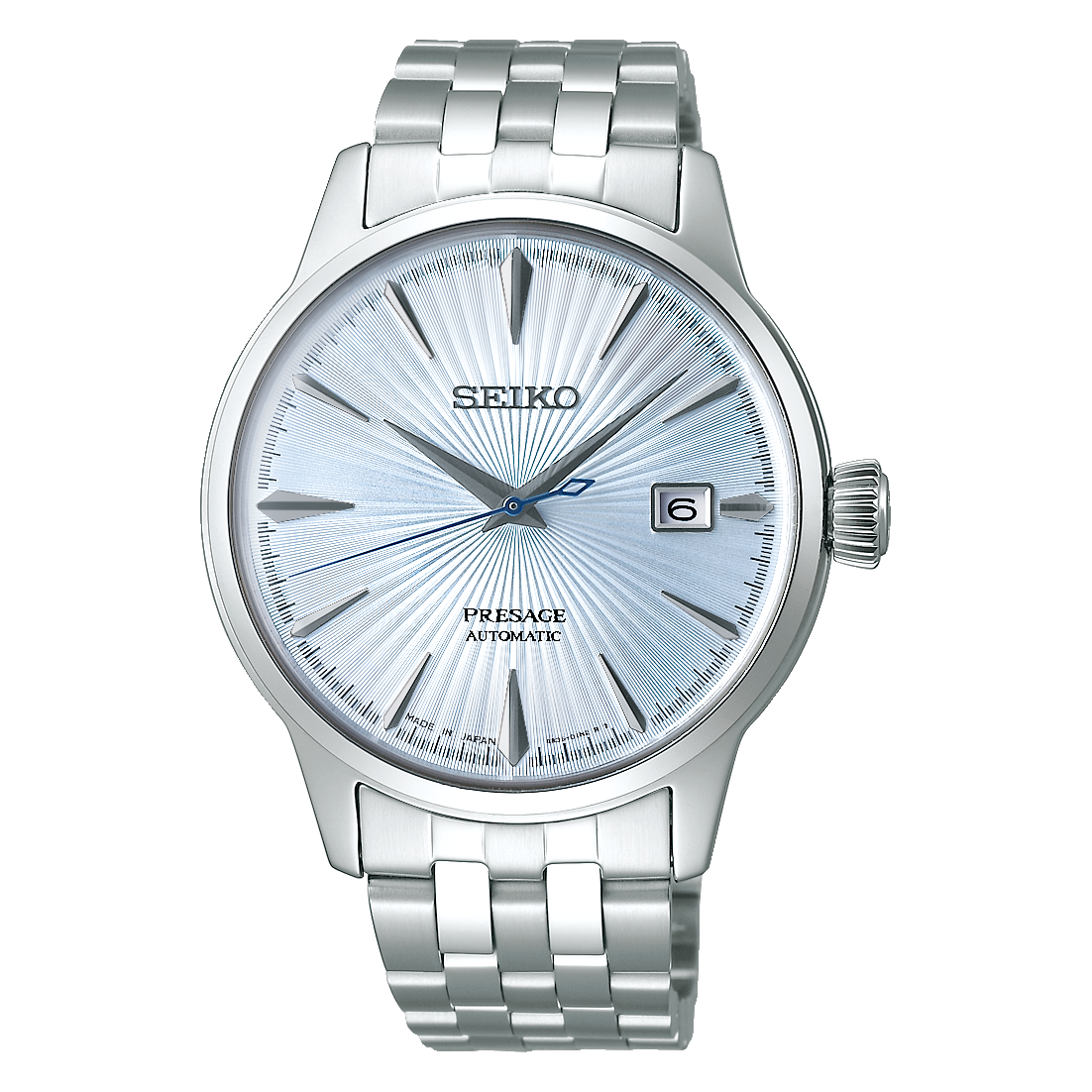 ساعة سيكو بريساج للرجال أوتوماتيكية ميناء باللون الابيض - SEIKO-0002