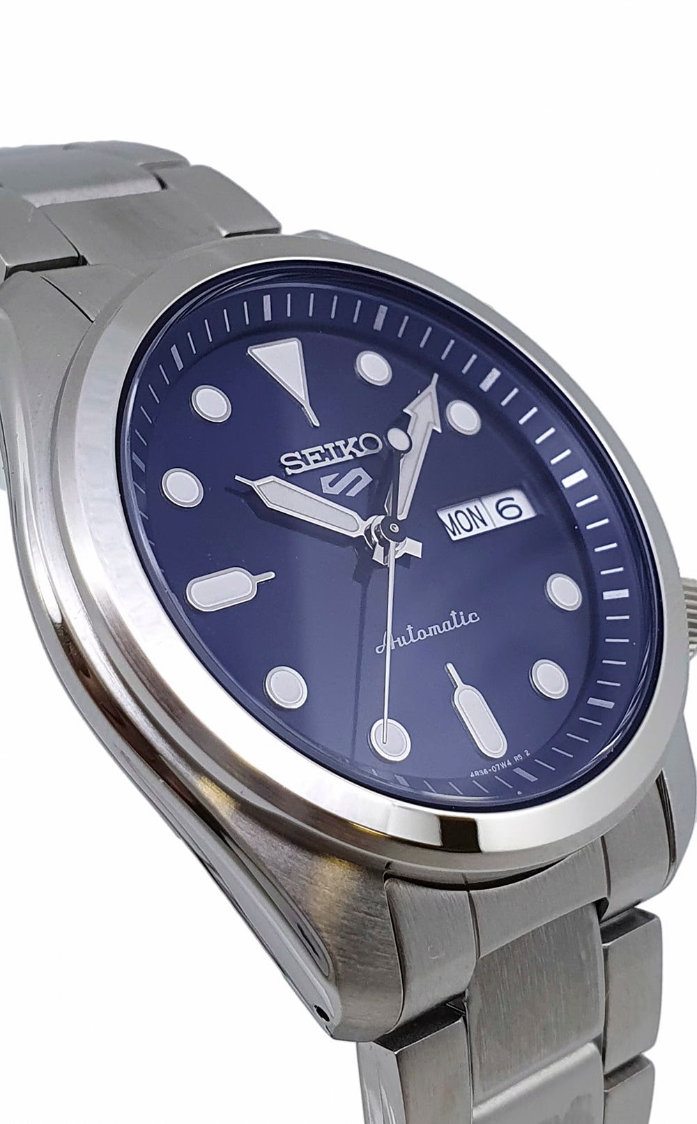 ساعة سيكو سبورت 5 فيسليفت للرجال أوتوماتيكية ميناء باللون الازرق SEIKO-0046