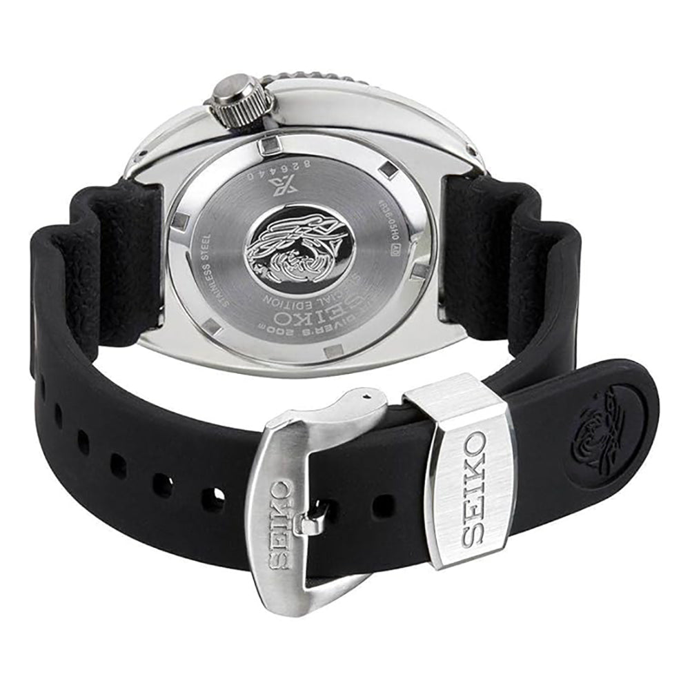 ساعة سيكو بروسبكس تيرتل للرجال ميناء باللون الاسود - SEIKO-0004